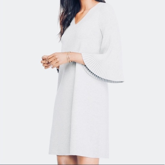 Pleated sleeve Ann Taylor dress - Picture 3 of 7